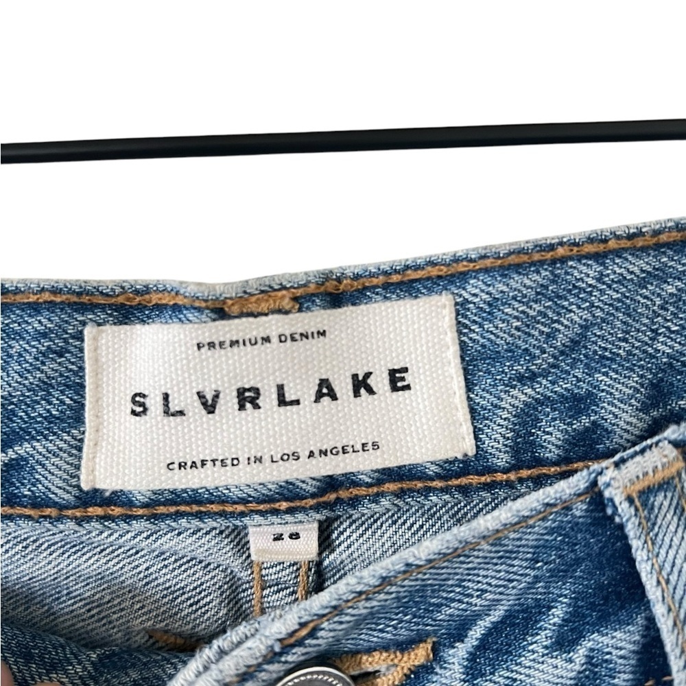 Slvrlake Straight Leg Distressed Denim - Picture 6 of 10